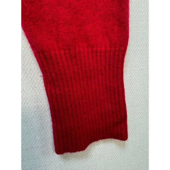APT. 9 100% Cashmere Turtleneck Sweater Womens Size L Red Soft Cozy - Picture 7 of 11